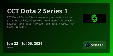 CCT Dota 2 Series 1 .